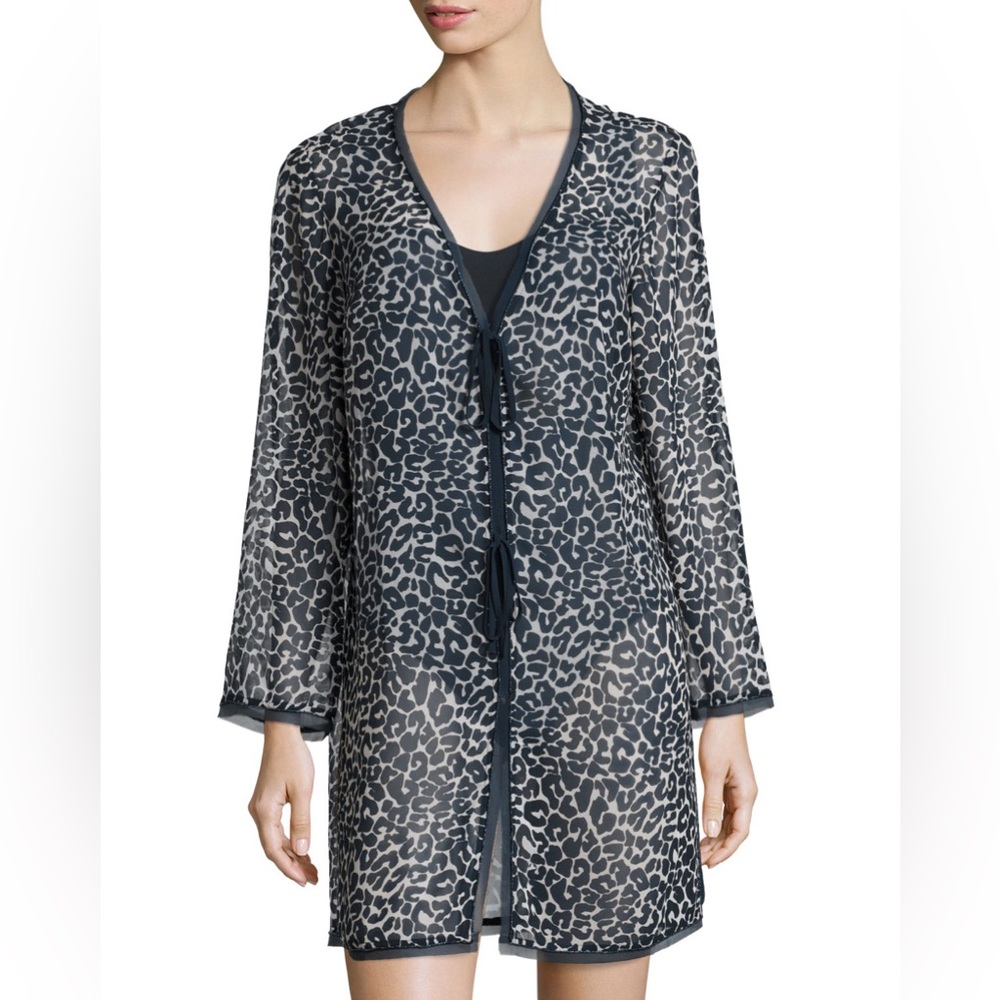 Tory Burch Clouded Leopard Cabana Jacket